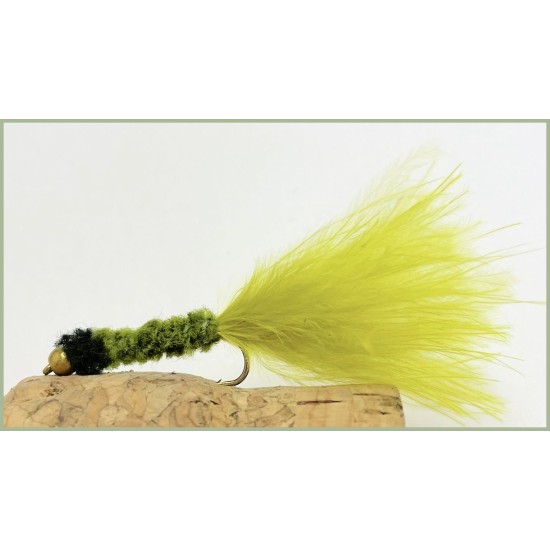 6 Bloodworms Goldhead Per Pesca A Mosca – Esche Artificiali Per Trota E Acqua Dolce – Troutflies UK